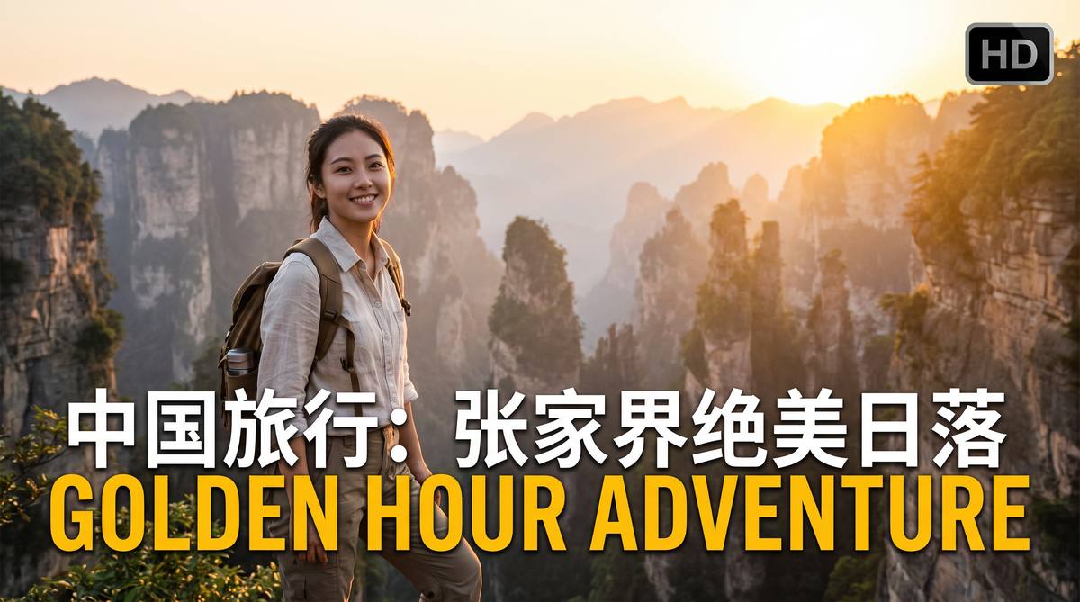麻豆 麻豆旅行视频教程：张家界绝美日落，一生必去的风景
